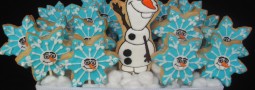 Olaf – Frozen – cookie pops