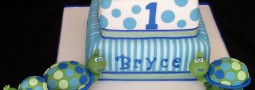Turtle cake – First birthday cake