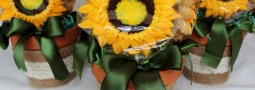 Sunflowers cookie pops