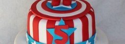 Captain America cake